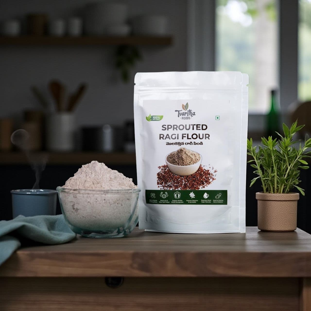 Sprouted Ragi Flour